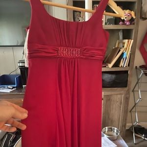 Wine Red formal dress